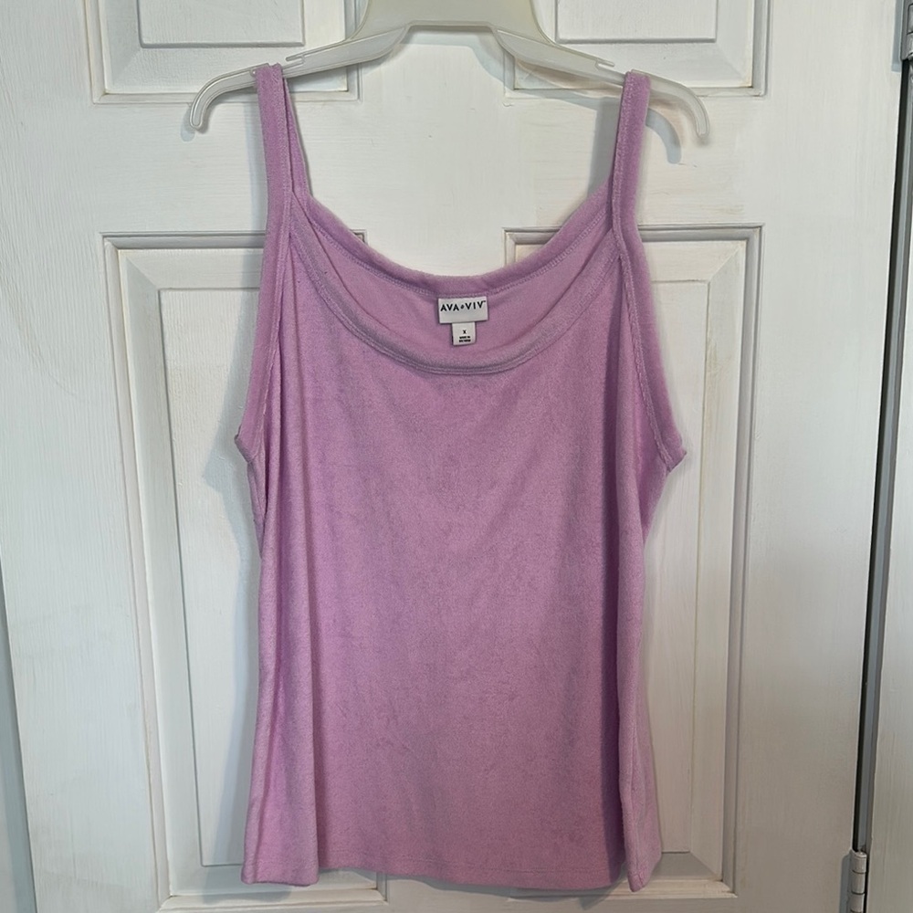 Ava & Viv purple sleep top size X